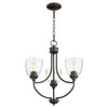 Quorum Three Light Chandelier