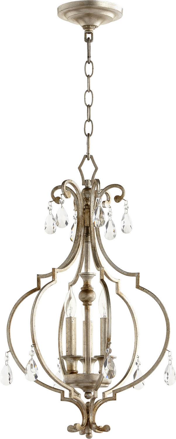 Quorum Three Light Entry Pendant