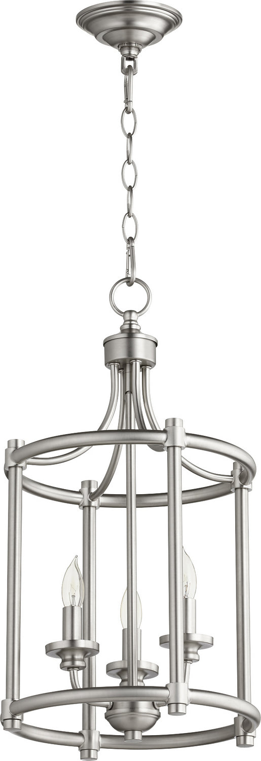 Quorum Three Light Entry Pendant