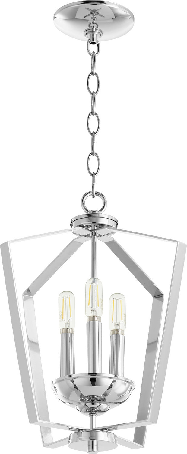 Quorum Three Light Entry Pendant