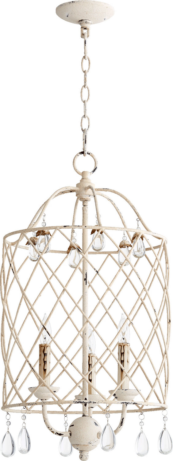 Quorum Three Light Entry Pendant