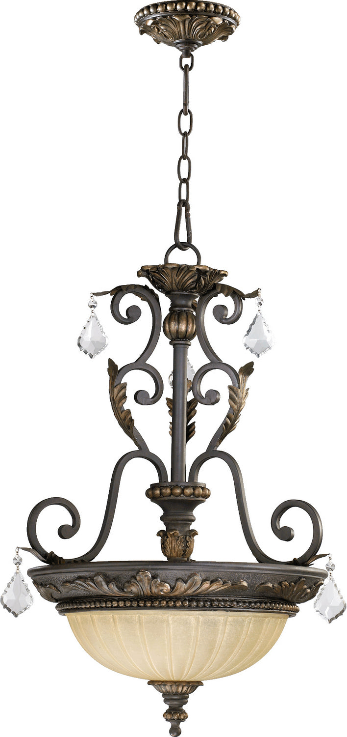 Quorum Three Light Pendant