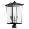 Quorum Three Light Post Mount