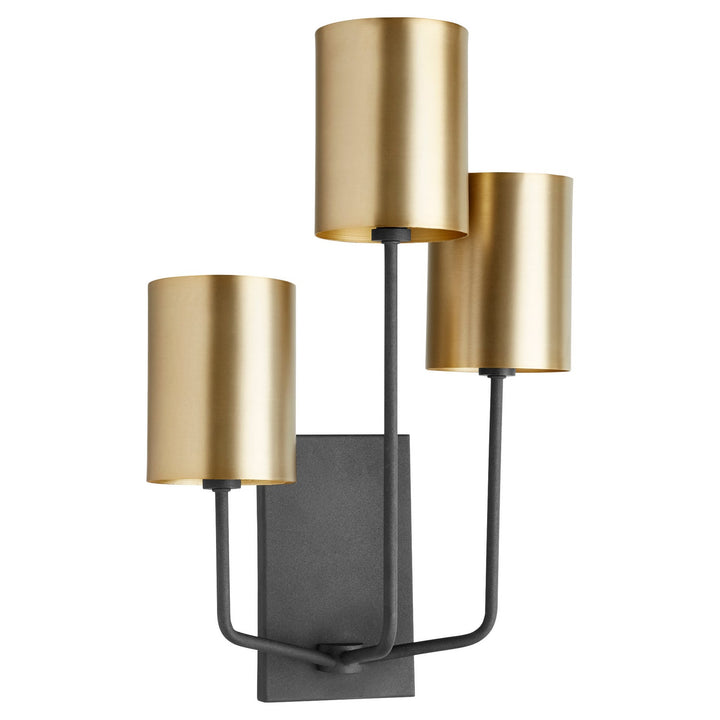 Quorum Three Light Wall Mount