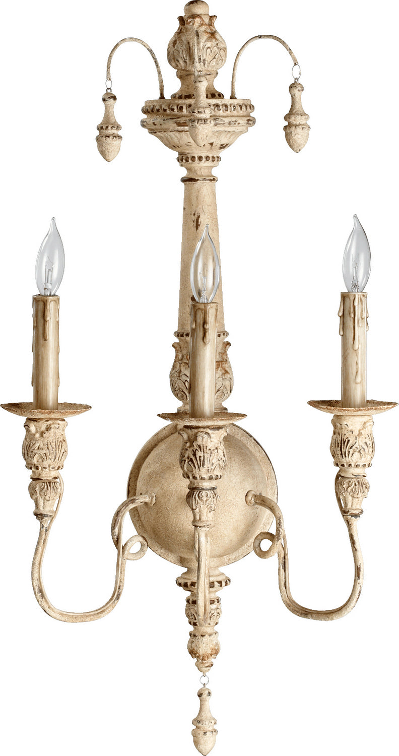 Quorum Three Light Wall Mount