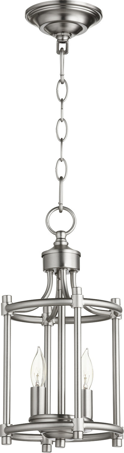 Quorum Two Light Entry Pendant