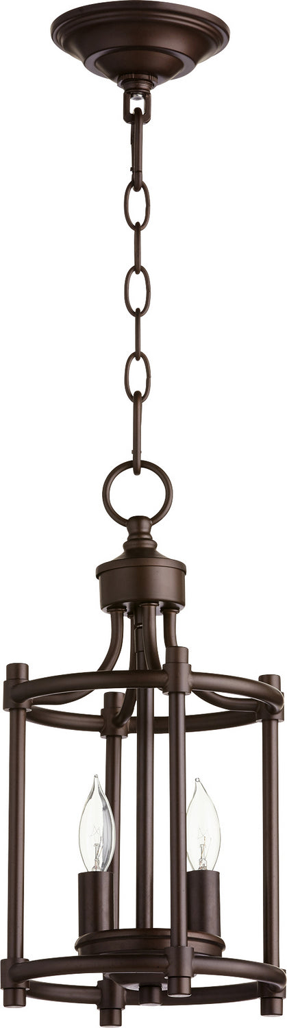 Quorum Two Light Entry Pendant