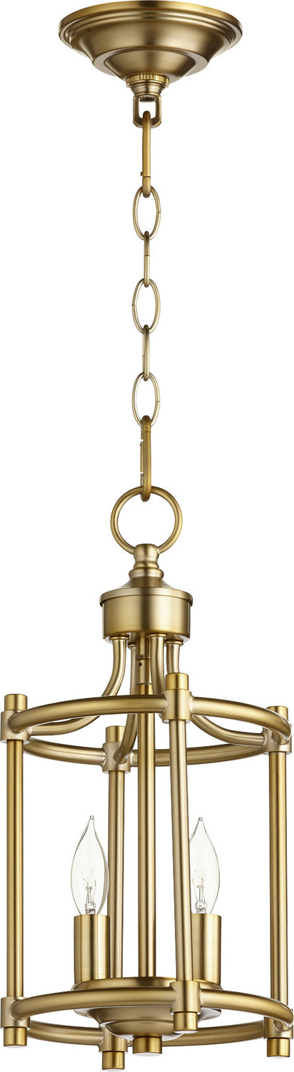 Quorum Two Light Entry Pendant