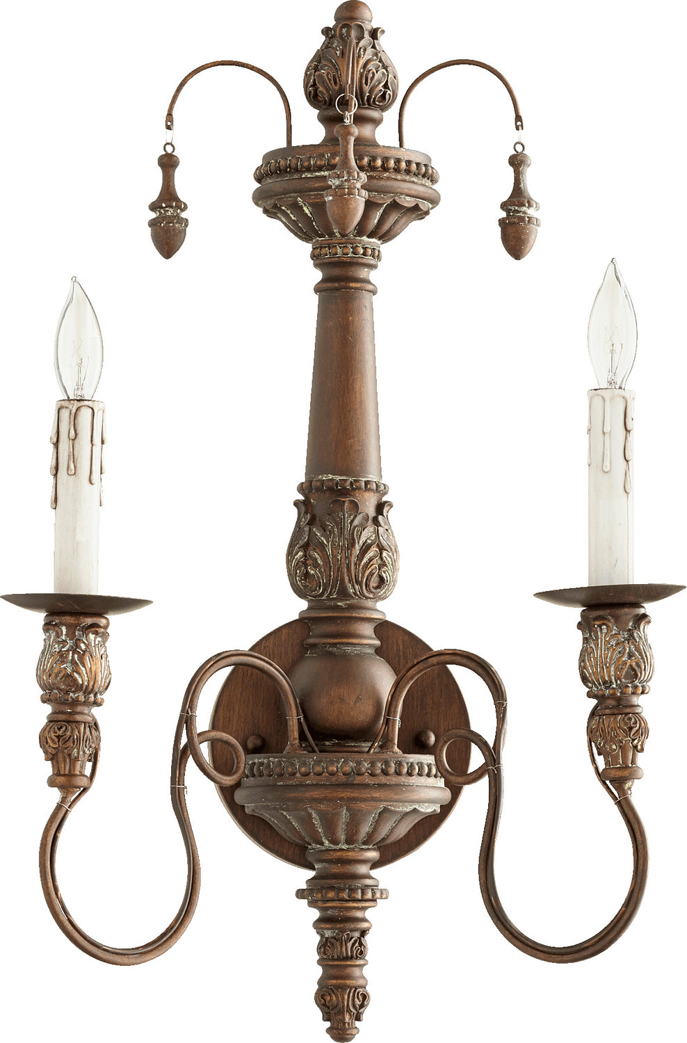 Quorum Two Light Wall Mount