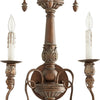 Quorum Two Light Wall Mount