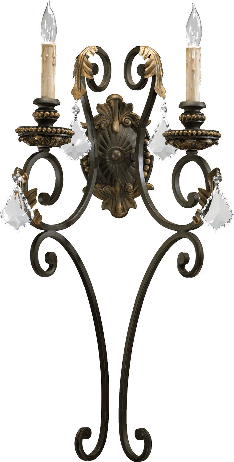Quorum Two Light Wall Mount