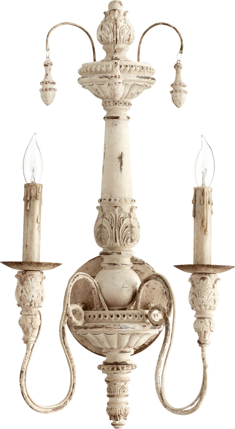 Quorum Two Light Wall Mount