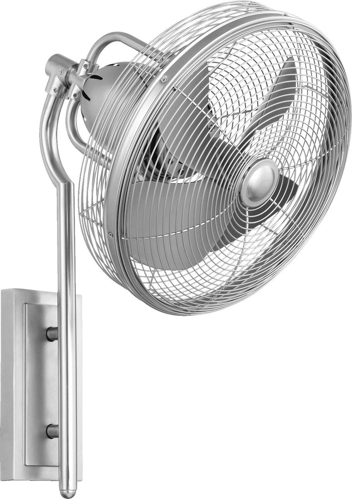 Quorum Veranda Indoor/Outdoor Oscillating Wall Patio Fan with Wall Control