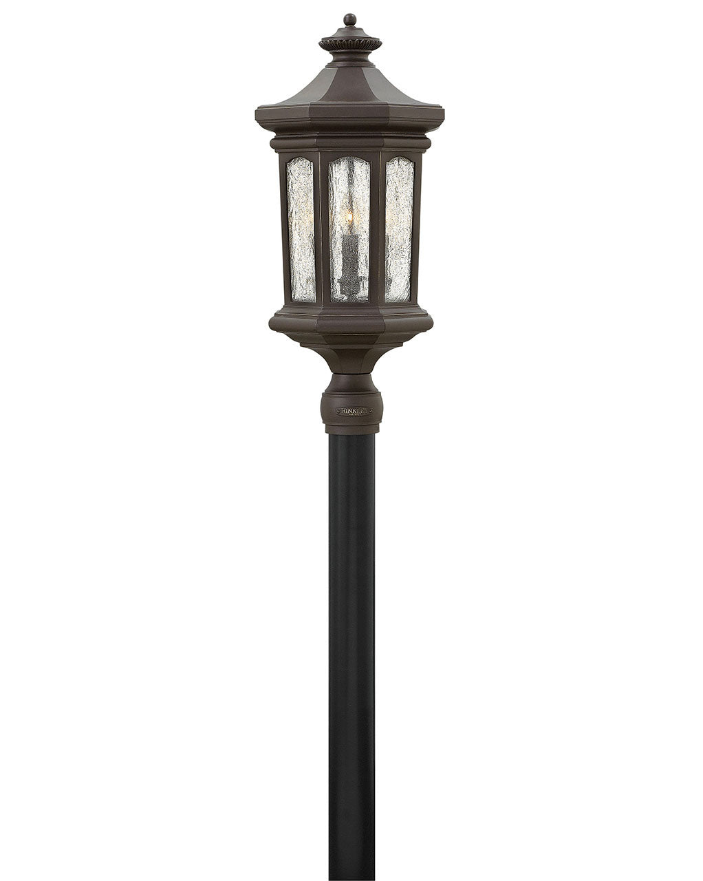 Raley LED Post Top or Pier Mount Lantern in Oil Rubbed Bronze