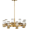 Reeve LED Chandelier in Heritage Brass