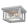 Republic LED Flush Mount in Satin Nickel