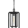 Republic LED Hanging Lantern in Black