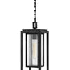 Republic LED Hanging Lantern in Black