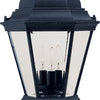 Republic LED Outdoor Pier Mount in Black