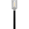 Republic LED Post Top or Pier Mount in Satin Nickel