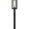 Republic LED Post Top or Pier Mount Lantern in Black