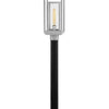 Republic LED Post Top or Pier Mount Lantern in Satin Nickel