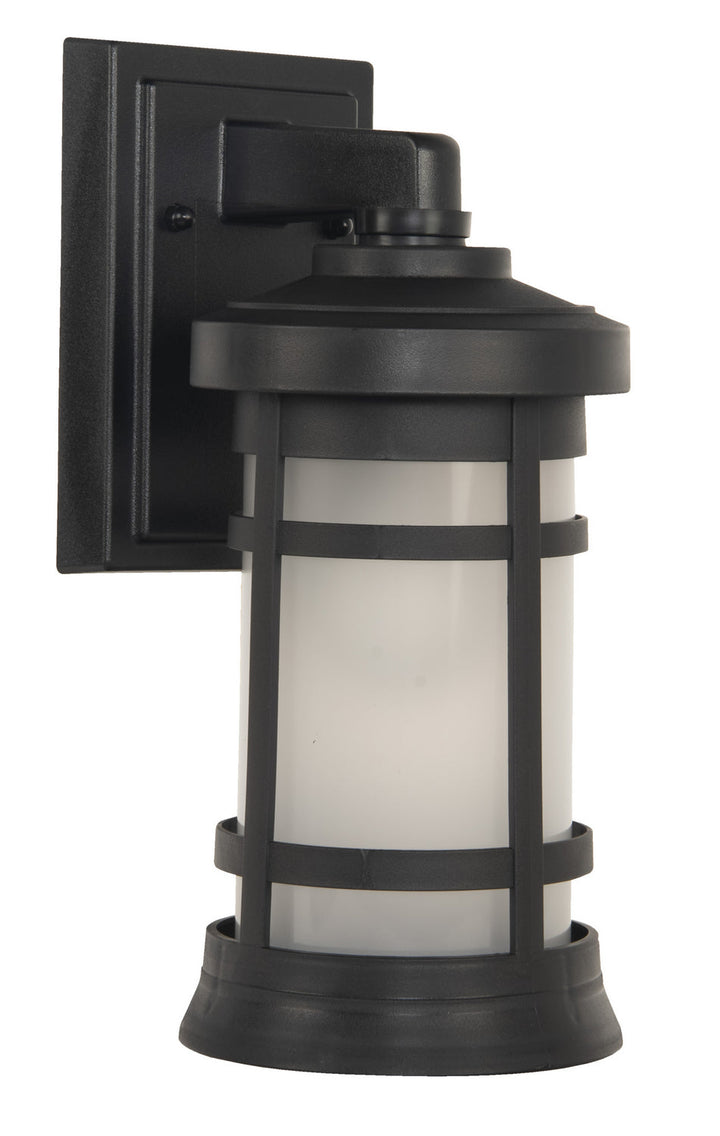 Resilience Lanterns One Light Outdoor Wall Lantern in Textured Black