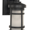 Resilience Lanterns One Light Outdoor Wall Lantern in Textured Black