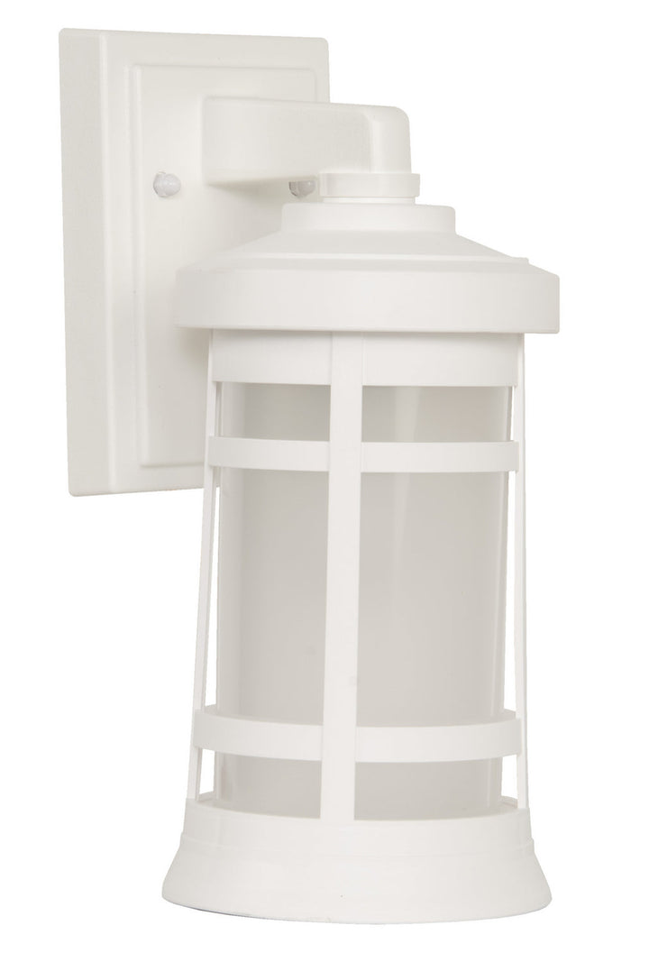 Resilience Lanterns One Light Outdoor Wall Lantern in Textured White