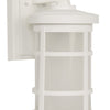 Resilience Lanterns One Light Outdoor Wall Lantern in Textured White