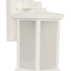 Resilience Lanterns One Light Outdoor Wall Lantern in Textured White