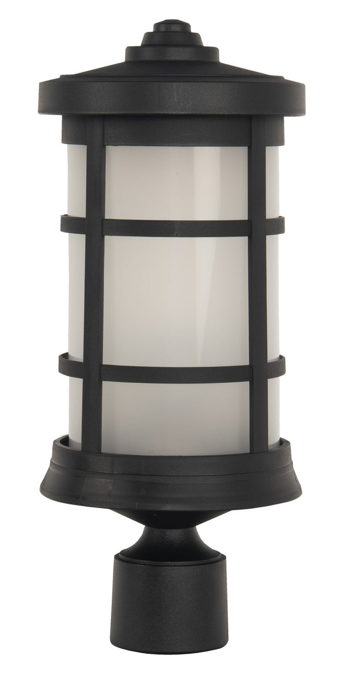 Resilience Lanterns One Light Post Mount in Textured Black