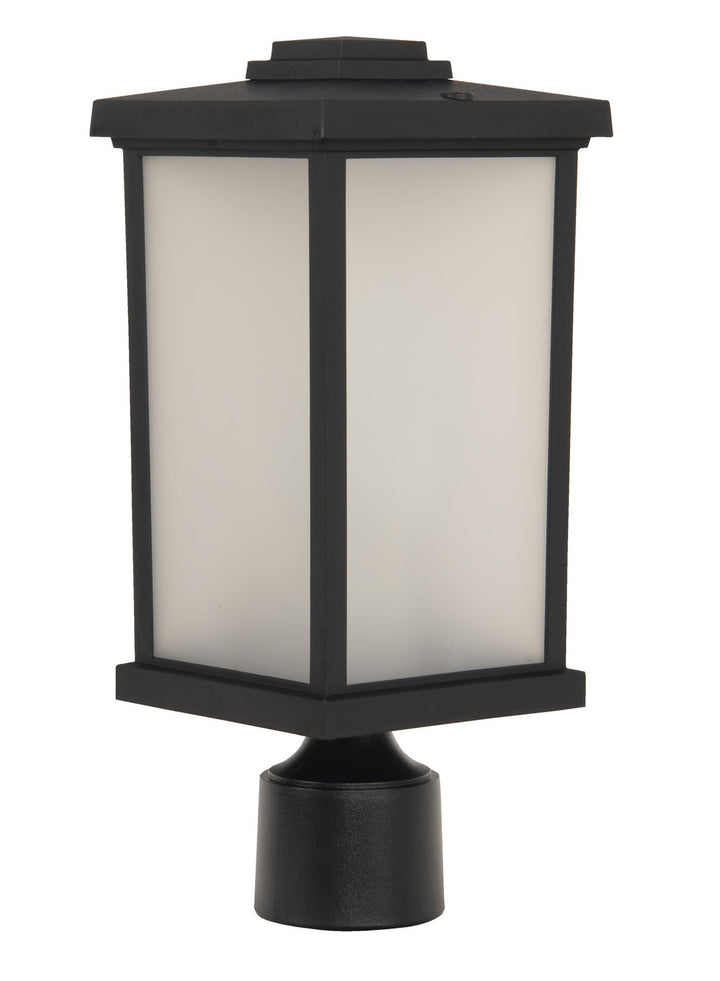 Resilience Lanterns One Light Post Mount in Textured Black