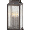 Revere LED Outdoor Lantern in Blackened Brass