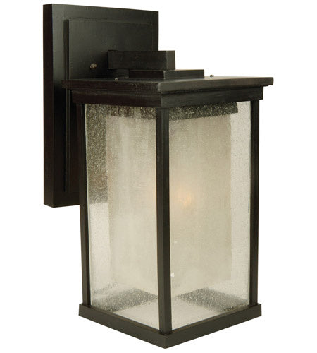 Riviera One Light Wall Mount in Oiled Bronze Outdoor