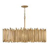 Roca LED Pendant in Burnished Gold