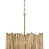 Roca LED Pendant in Burnished Gold