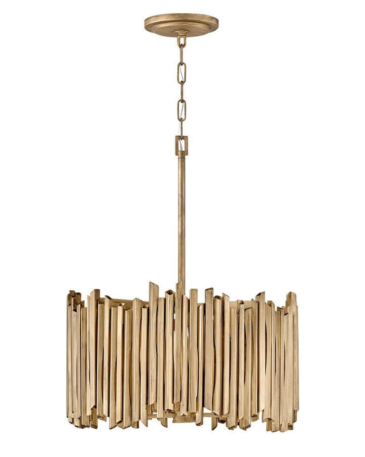 Roca LED Pendant in Burnished Gold