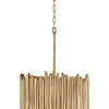 Roca LED Pendant in Burnished Gold