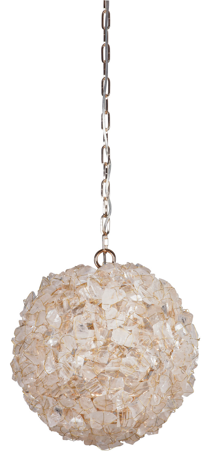 Roxx One Light Pendant in Gold