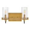 Ryden LED Vanity in Heritage Brass