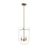 Sacha Three Light Pendant in Alturas Gold