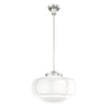 Saddle Creek One Light Pendant in Brushed Nickel