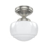 Saddle Creek One Light Semi Flush Mount in Brushed Nickel - discontinued product