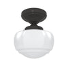 Saddle Creek One Light Semi Flush Mount in Noble Bronze