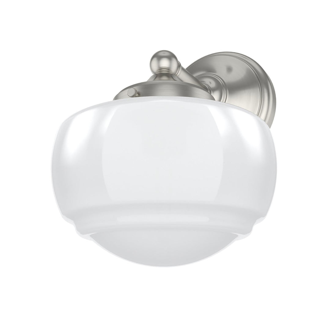 Saddle Creek One Light Wall Sconce in Brushed Nickel