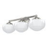 Saddle Creek Three Light Vanity in Brushed Nickel