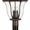 San Clemente LED Post Top/ Pier Mount in Copper Bronze