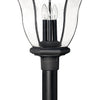 San Clemente LED Post Top/ Pier Mount in Museum Black