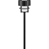 Saturn LED Path Light in Satin Black